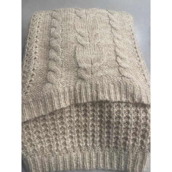 JJ Basics Cable-Waffle Knit Pull Over Sweater SZ S - Picture 9 of 9